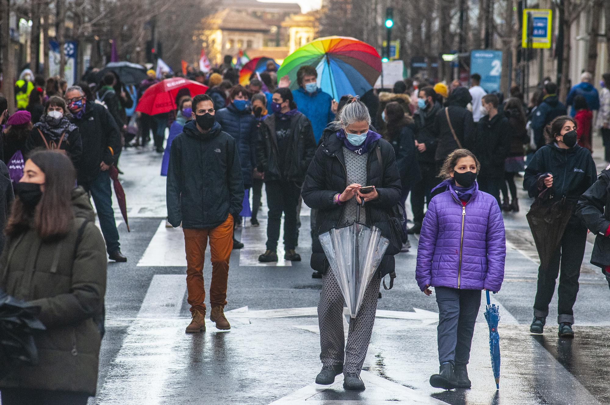 Manifestaciones y concentraciones en Andalucía por motivo del 8M - 2